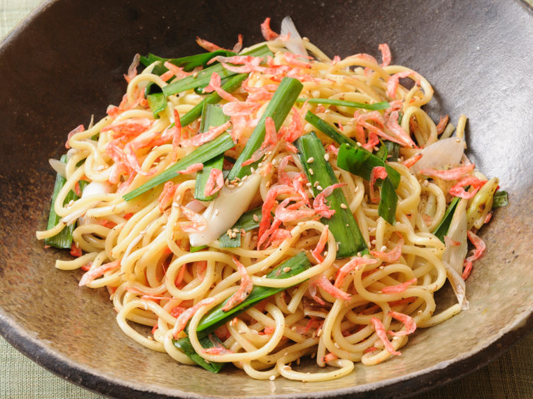 桜海老の塩焼きそば